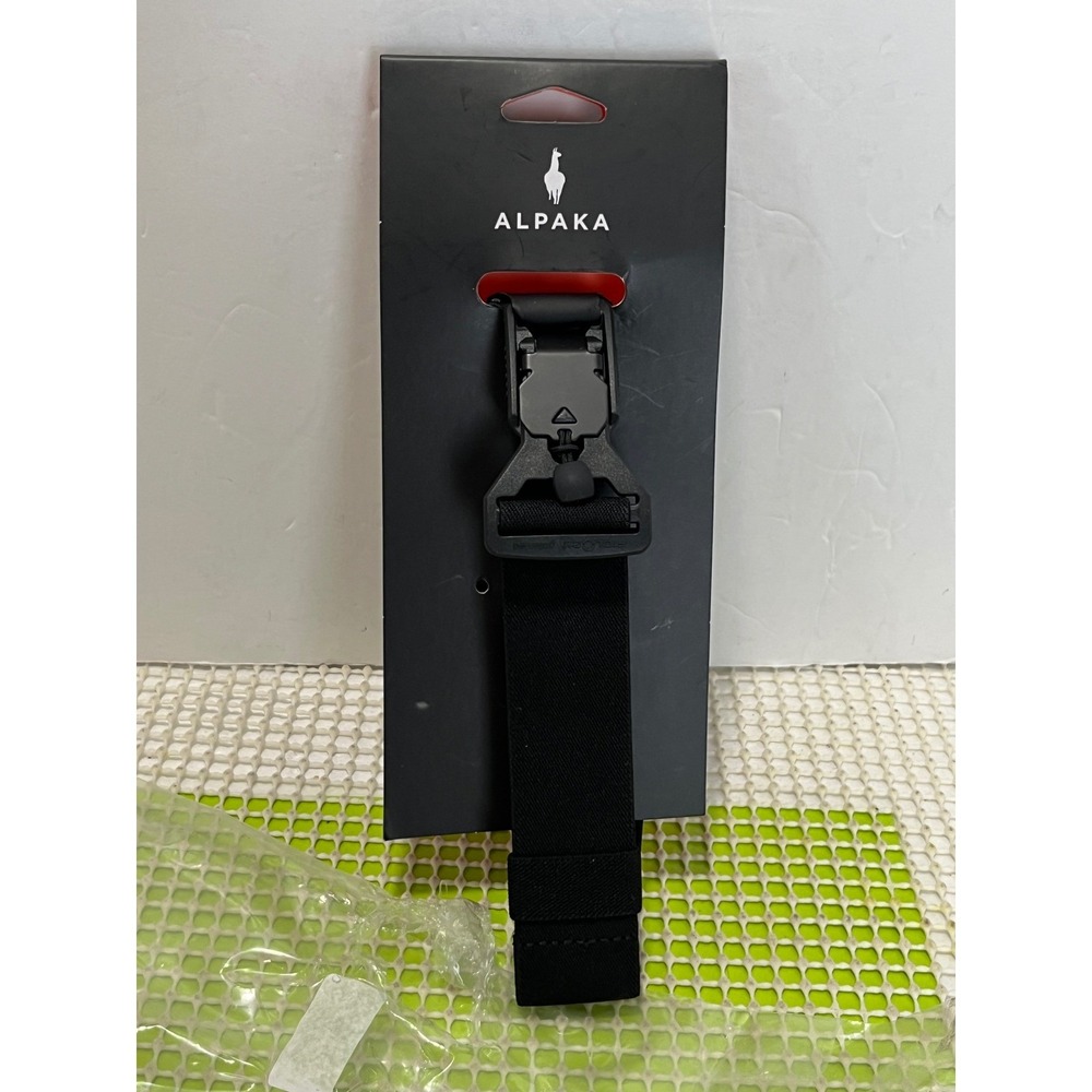ALPAKA Stealth Belt Black Magnetic Fidlock Buckle Adjustable 24-32 NEW WITH TAG